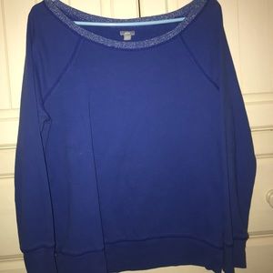Blue sweatshirt